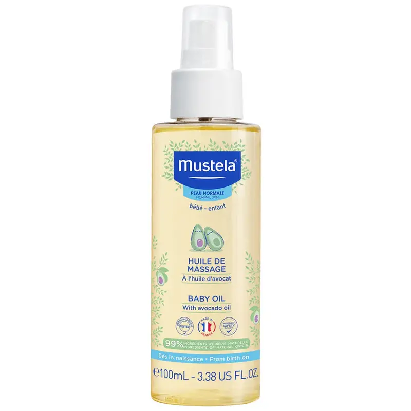 Mustela Soothing Massage Oil – 100 Ml Gentle Nourishing Formula 1