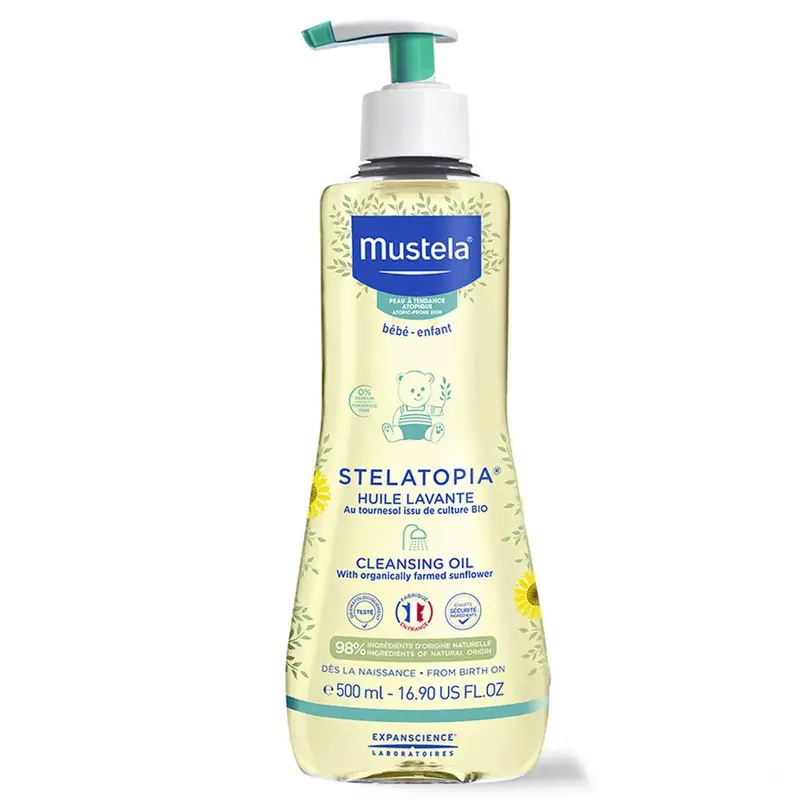 Mustela Stelatopia Soothing Cleansing Oil – 500 Ml 1