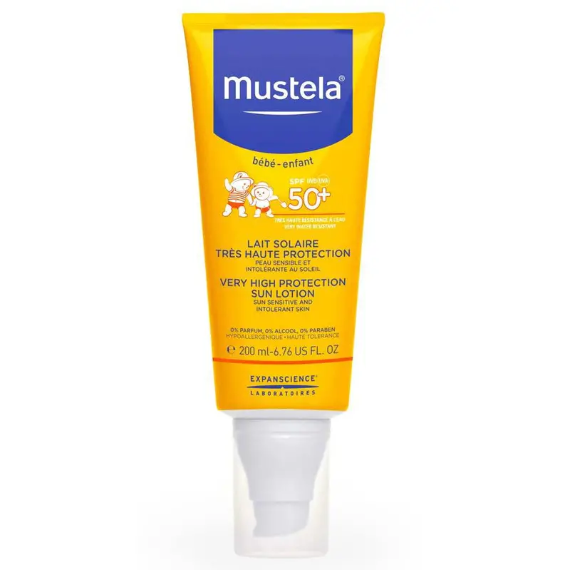 Mustela Very High Protection Sun Lotion Spf 50+ – 200 Ml Pediatric Formula 1