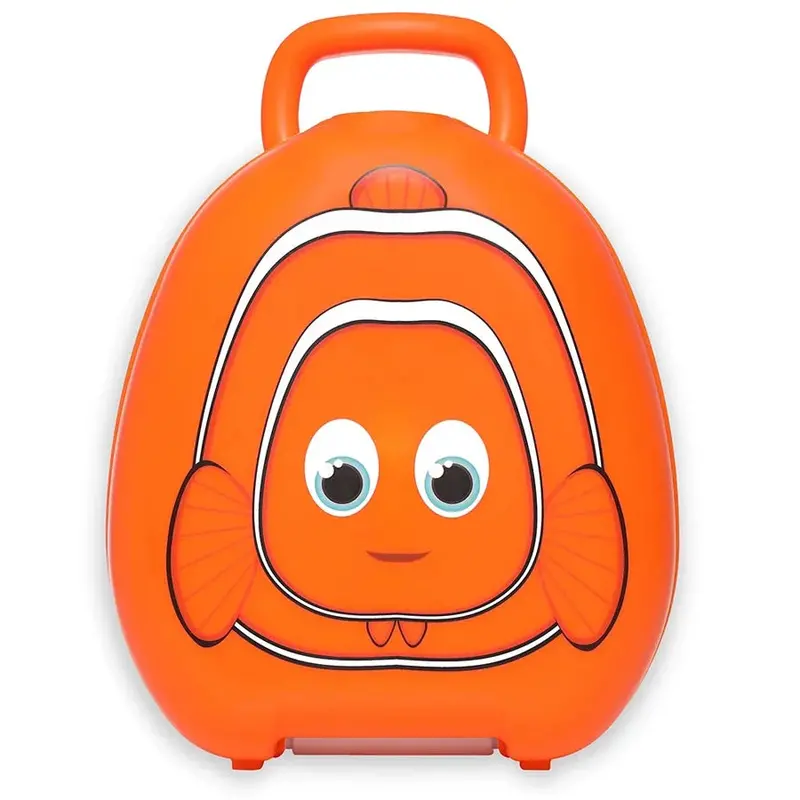 My Carry Potty – Compact Travel Potty Featuring Clownfish Print 1