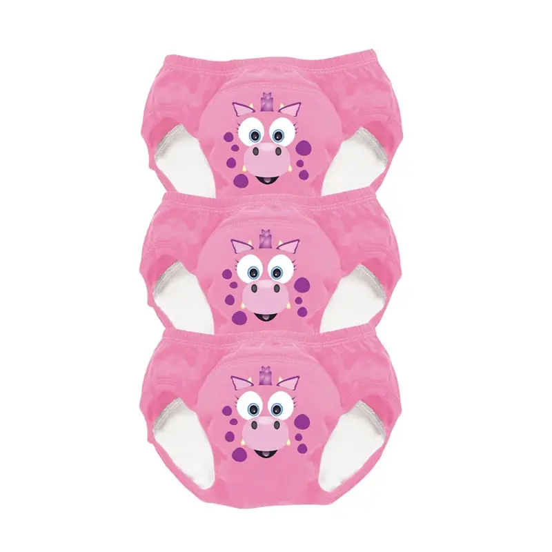 My Little Training Pants – 3-Pack Pink Dragon Print (Toddler Size) 1