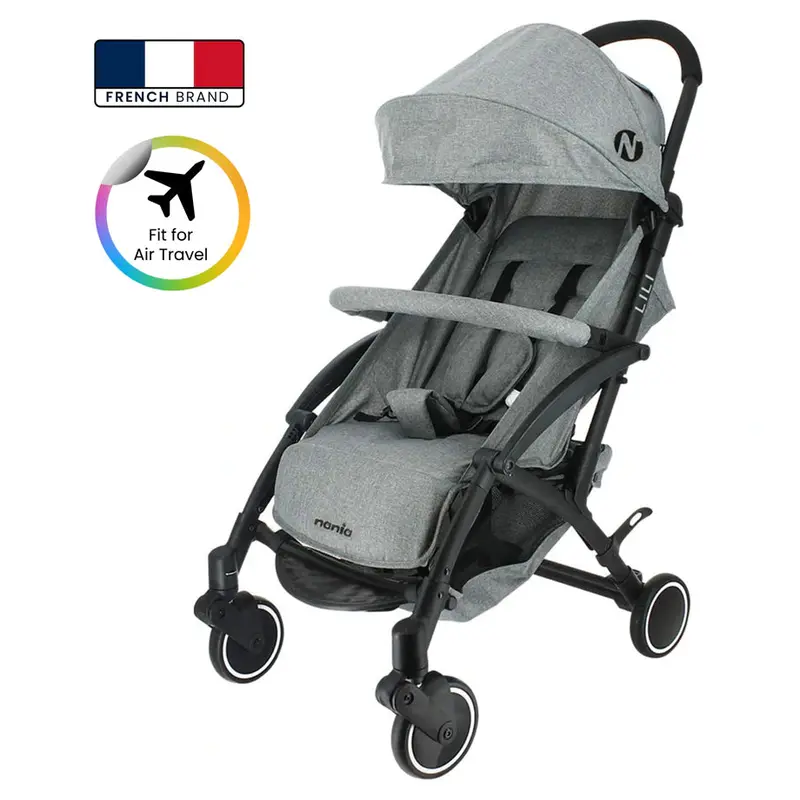 Nania Lili Compact Travel Stroller In Grey 1