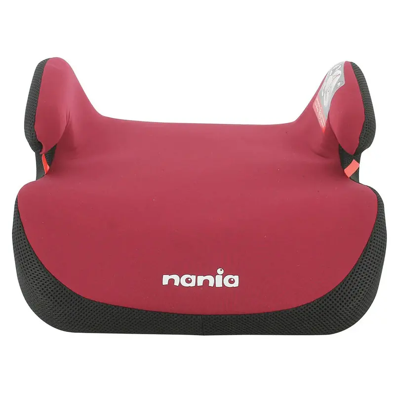 Nania Topo Group 2/3 Booster Seat For Children – Bordeaux-Colored Adjustable Seat 1