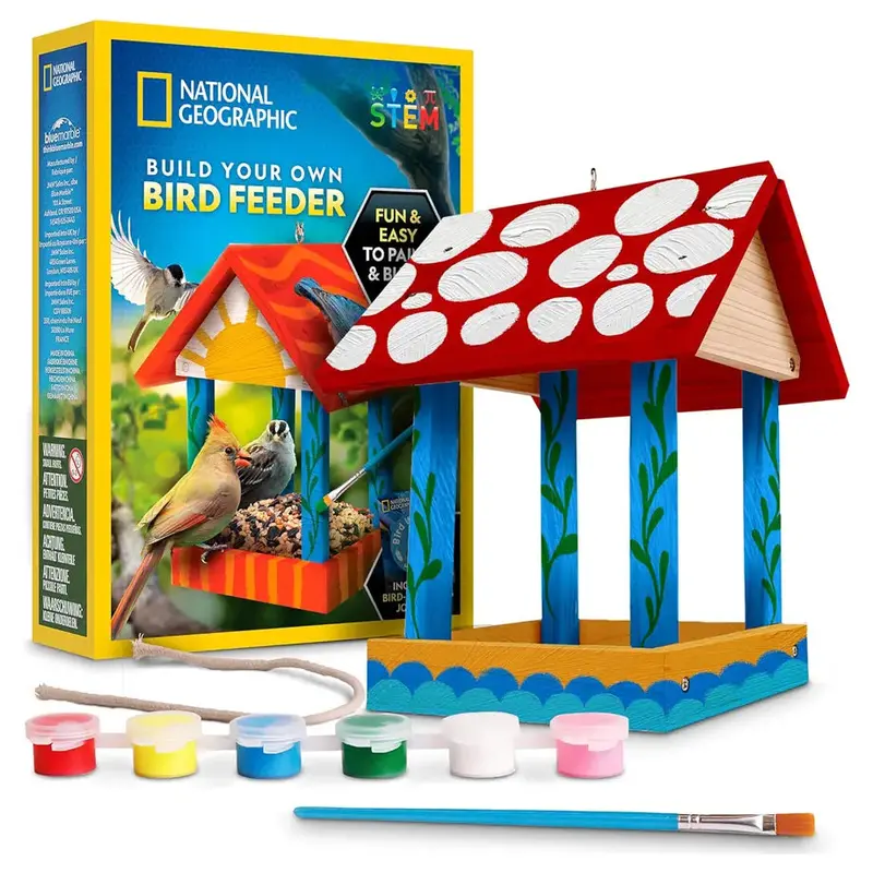 National Geographic Birdfeeder Building Kit – Hands-On Wildlife Attraction Activity 1