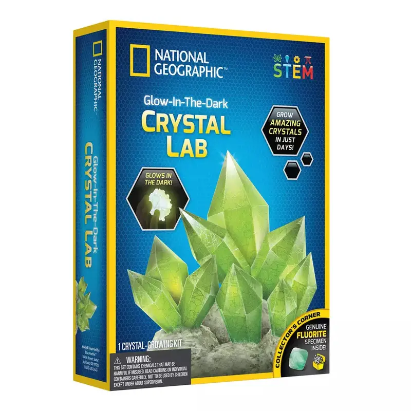 National Geographic Glow-In-The-Dark Crystal Growing Lab 1