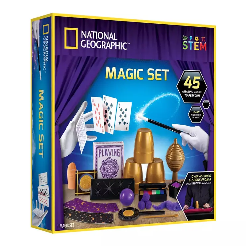 National Geographic Magic Set With 45 Illusions & Tricks 1
