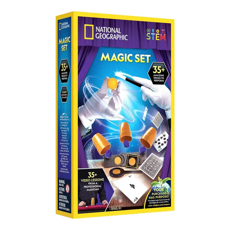 National Geographic Magic Tricks Starter Set – 35 Illusions 1
