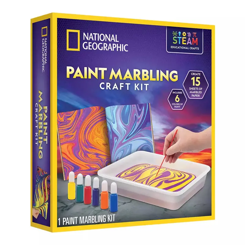 National Geographic Paint Marbling Art & Science Kit 1