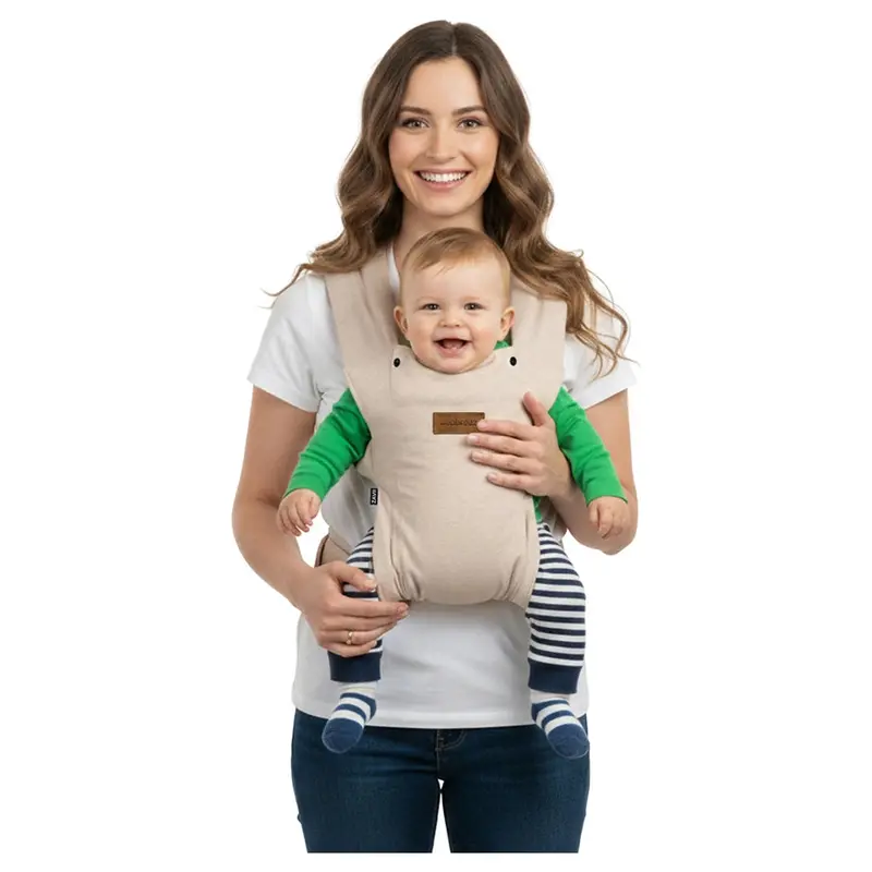 Neobreez Zavii Convertible Baby Carrier – From Infancy To Toddlerhood – Cream 1