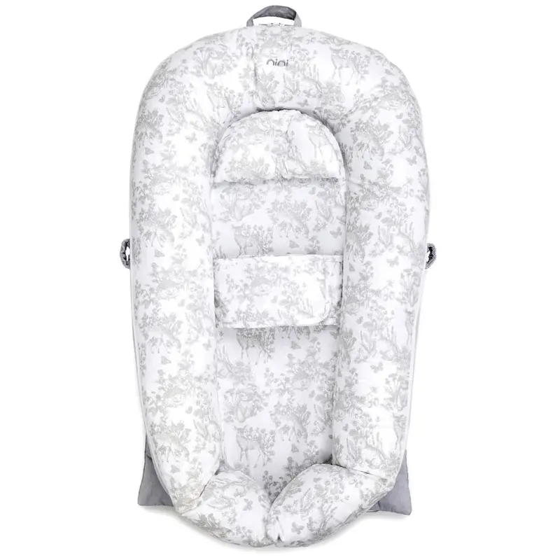 Nini Baby Nest Aura Grandeur – Soft Grey Sleep Lounger 1