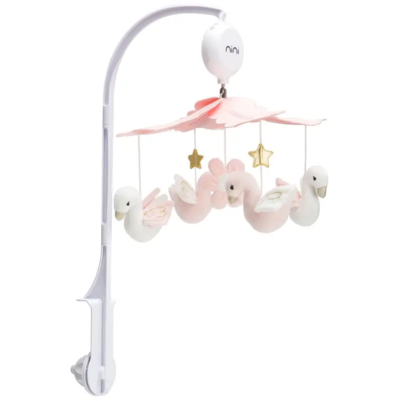 Nini Elegant Swan Crib Mobile With Gentle Movement 1
