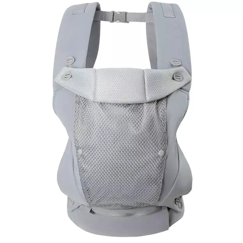 Nini Vandrer Ergonomic Baby Carrier In Grey Melange 1
