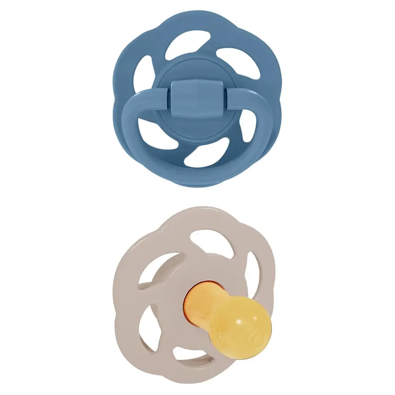 Nip Cherry Baby Soother – Two-Piece Round Pacifier Set (6-Month+ Stage) 1