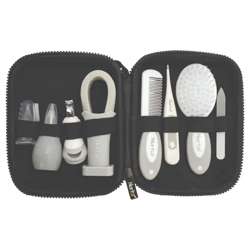 Nurtur 9-In-1 Baby Grooming Kit With Travel Pouch & Digital Thermometer 1