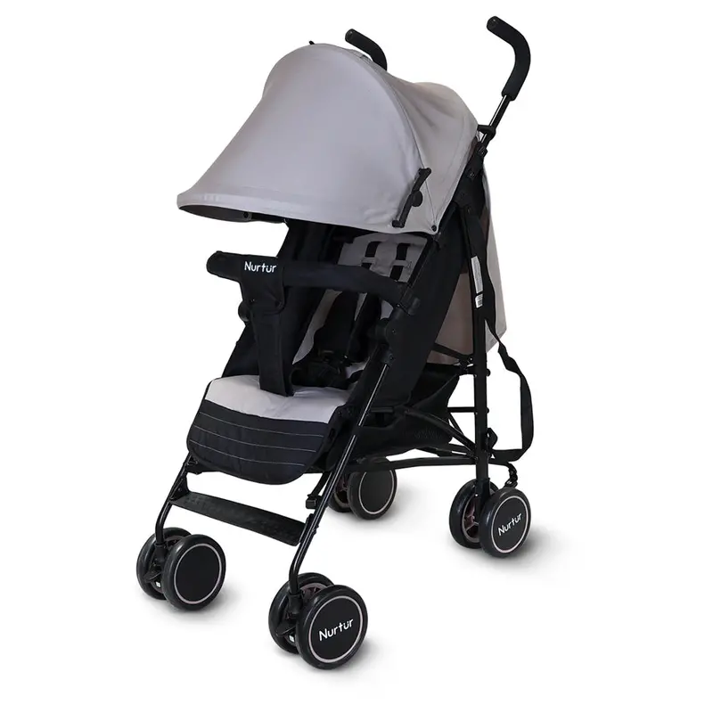 Nurtur Archer Compact Travel Stroller – Grey Lightweight Frame 1