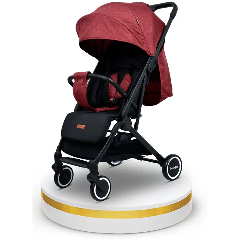 Nurtur Bravo Compact Travel Stroller – Red 1