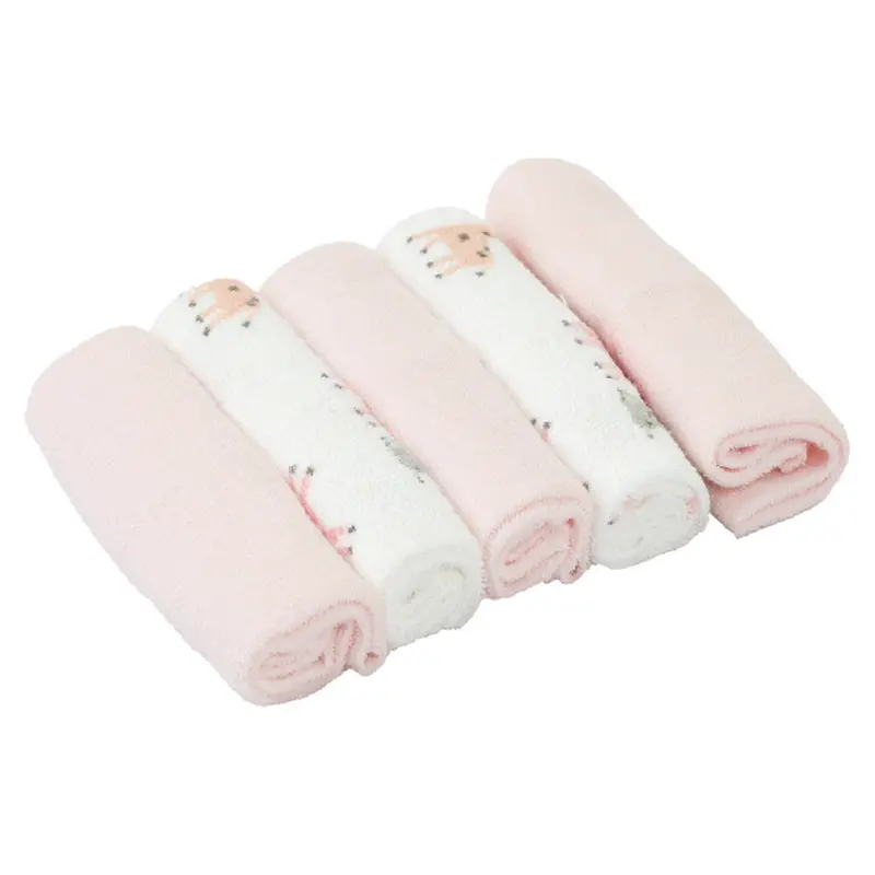 Nurtur Gentle Cotton-Blend Baby Washcloths – 5-Pack (M2) 1