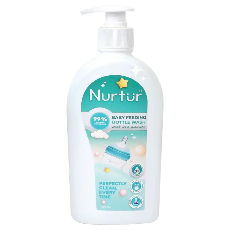 Nurtur Organic Alcohol-Free Bottle & Accessory Cleanser – 500 Ml 1