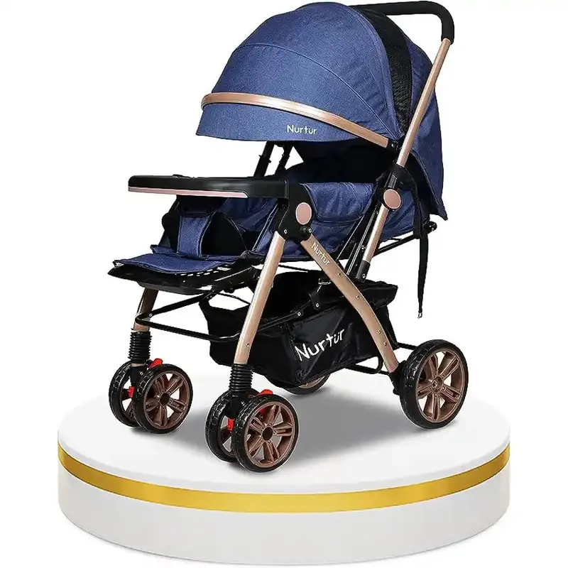Nurtur Wilder All-Terrain Travel Stroller – Blue 1