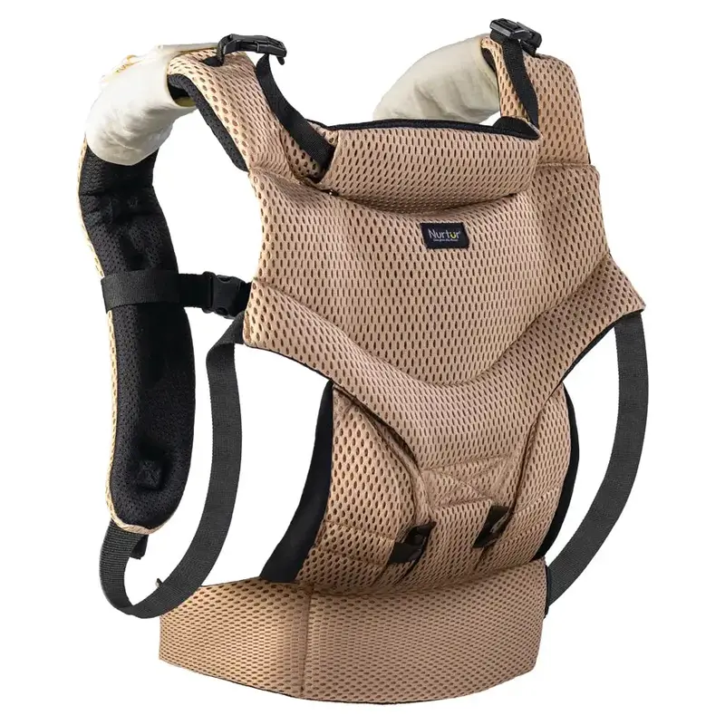 Nurtur Willow Deluxe Breathable Mesh Baby Carrier – Dual-Facing Sand 1