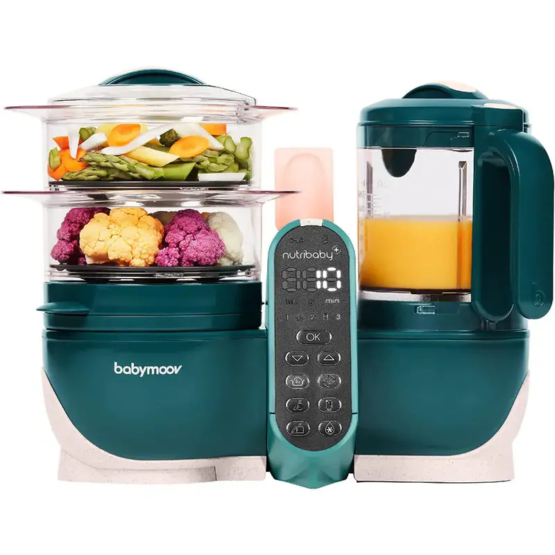 Nutribaby+ 6-In-1 Baby Food Processor In Opal Green 1