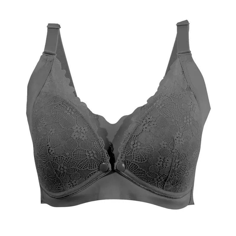 Okus Pretty Lace Nursing Bra – Black Elegant Design 1