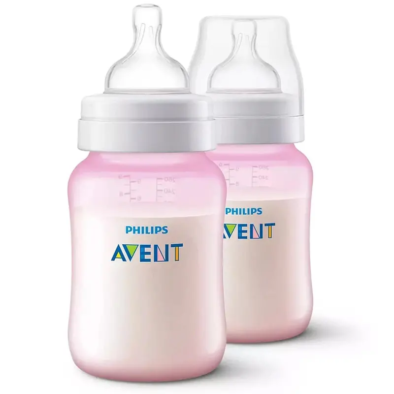 Philips Avent Anti-Colic Baby Bottle – Pink, 260Ml (Scf814/62) 1