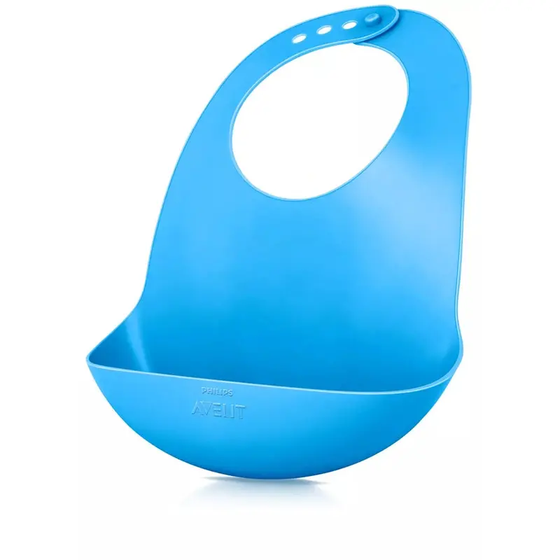 Philips Avent Feeding Bib – Soft Silicone, One-Piece (Scf736/00) 1