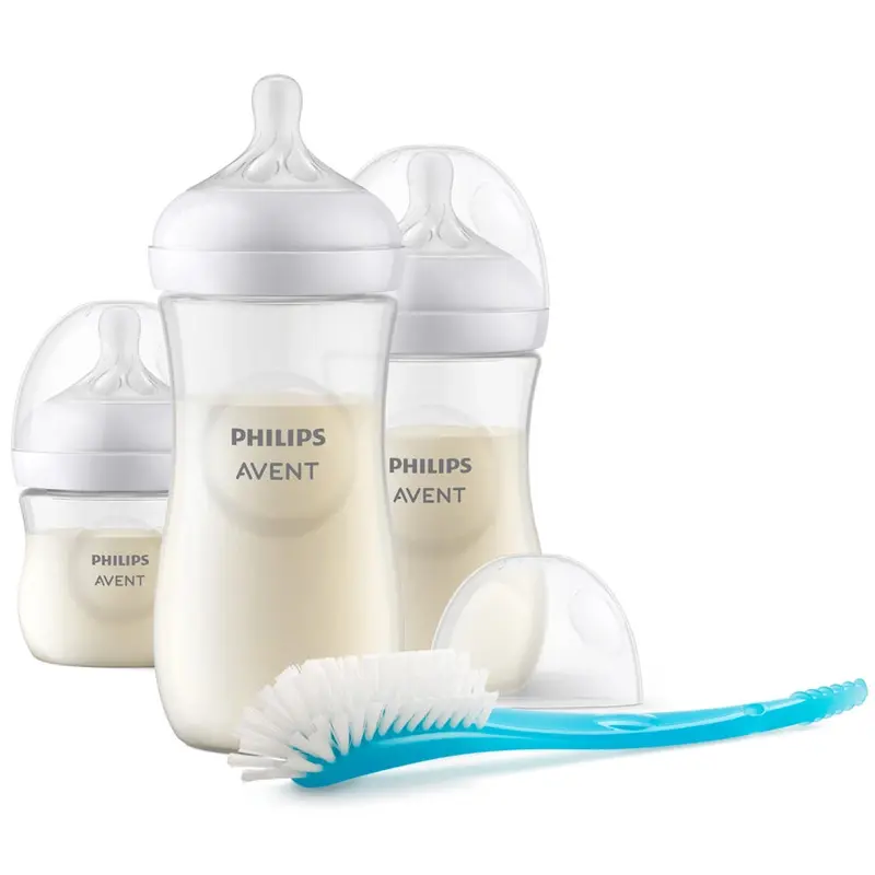 Philips Avent Natural 3.0 Newborn Feeding Gift Set – Includes 3 Bottles, Scd837/12 1
