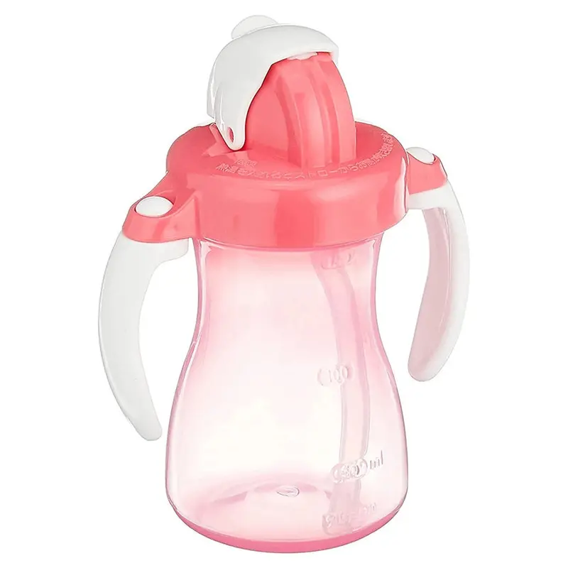 Pigeon Petite Hanging Straw Bottle – 150Ml Pink Portable Sippy Cup 1