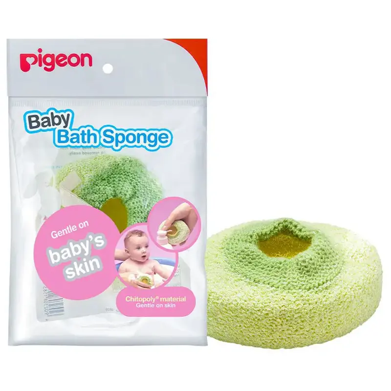 Pigeon Soft Baby Bath Sponge For Gentle Cleansing 1