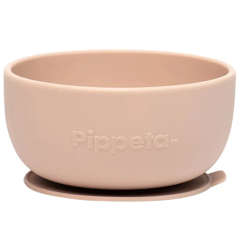 Pippeta Ash Rose Silicone Suction Bowl For Babies 1