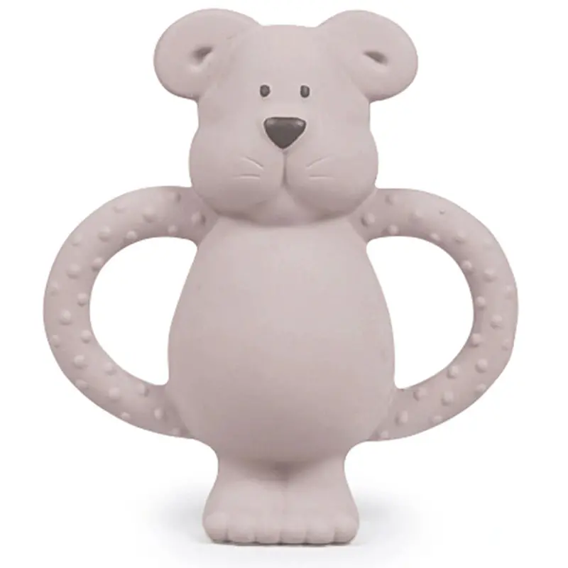 Pippeta Blush Albert Bear Natural Rubber Teether 1
