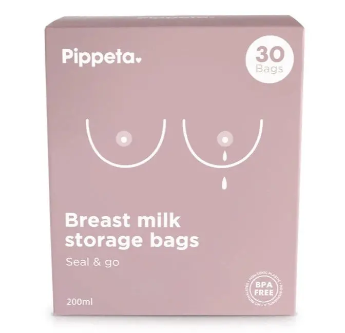 Pippeta Breast Milk Storage Bags – 30-Count Bpa-Free Pack 1