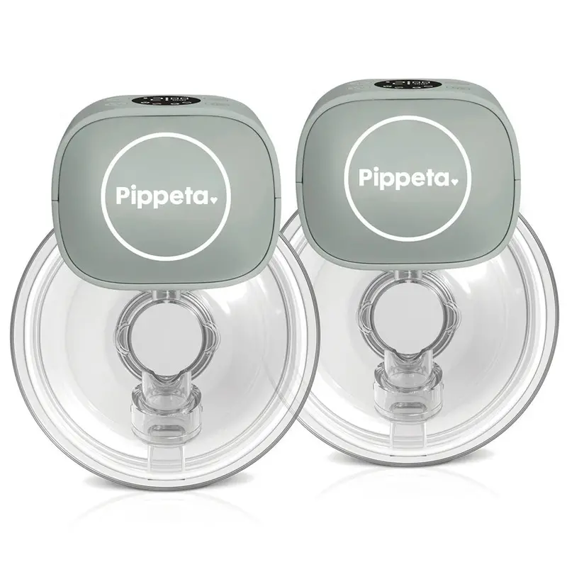 Pippeta Sea Salt Led Wearable Hands-Free Breast Pump (2-Pack) 1