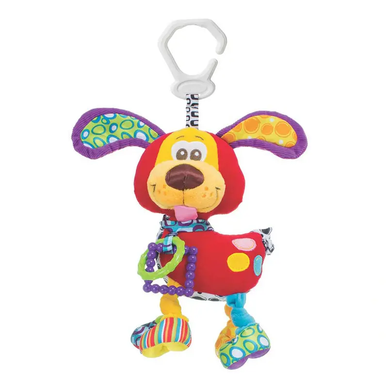 Playgro Activity Friend Pookie Puppy Plush Toy With Developmental Features 1