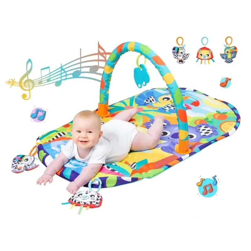 Playgro Oasis Delight Play Gym – Sensory Development Mat With Hanging Toys For Babies 1