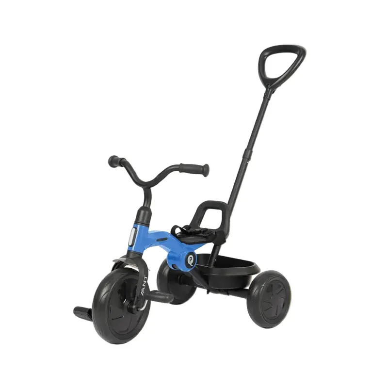 Qplay Ant+ Ride-On Tricycle – Adjustable Blue Balance Bike For Toddlers 1
