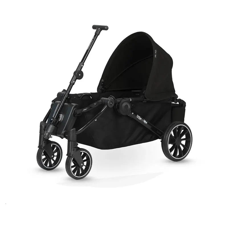 Qplay Go Cargo 2-In-1 Convertible Wagon And Stroller (Black) 1