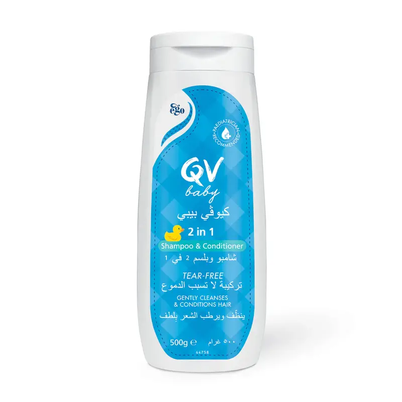 Qv Baby 2-In-1 Shampoo & Conditioner – 500G 1