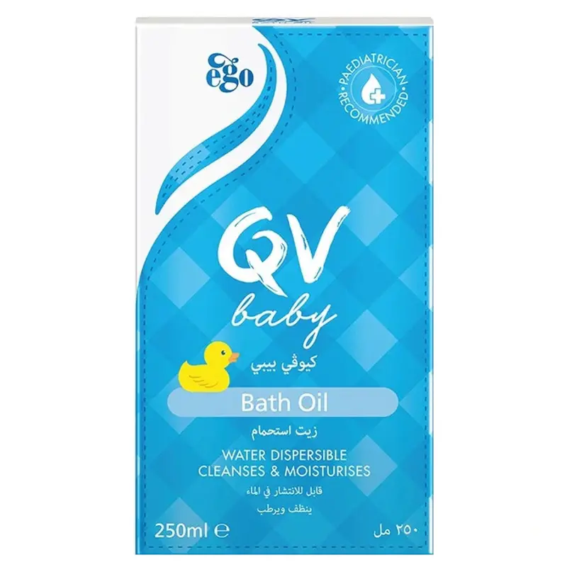 Qv Baby Bath Oil – 250Ml Bottle 1