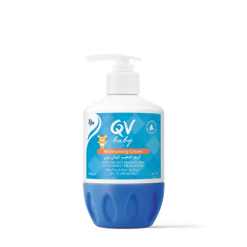 Qv Baby Moisturising Cream With Pump Dispenser – 250G 1