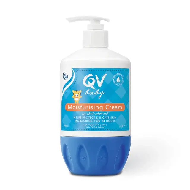 Qv Baby Moisturising Cream With Pump Dispenser – 500G 1
