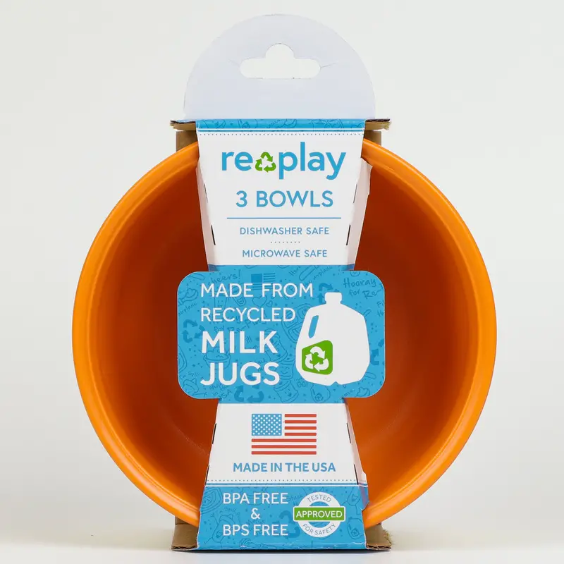 Replay Reusable Silicone Bowls – Dishwasher-Safe Feeding Essentials 1