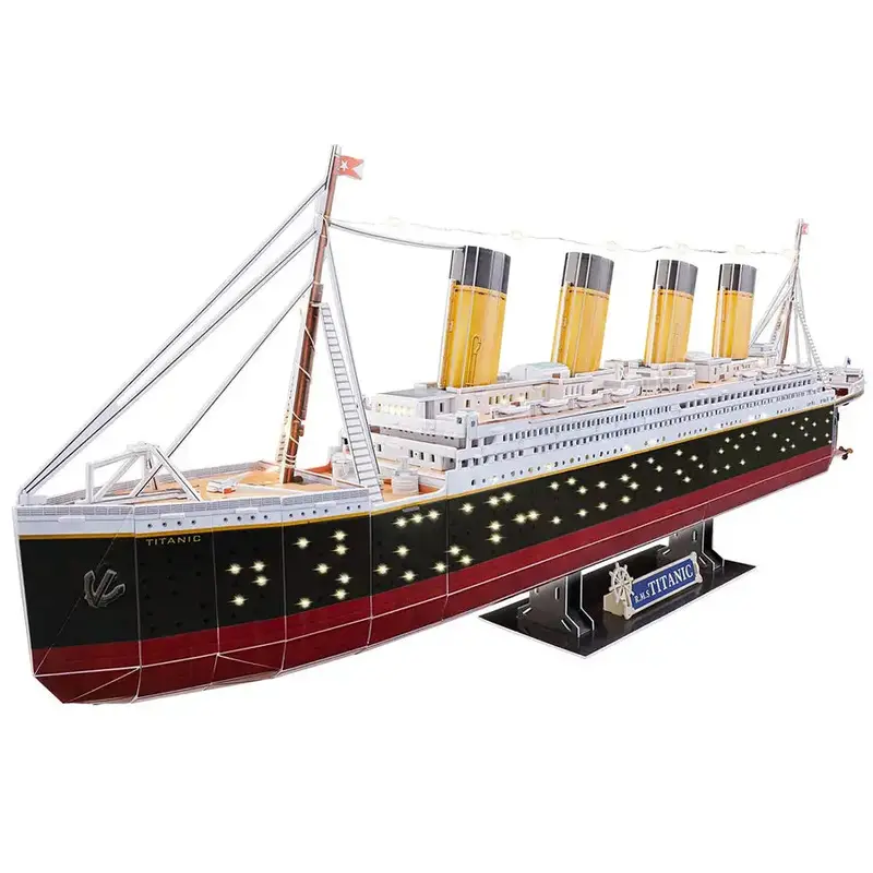 Revell Rms Titanic 3D Led Puzzle – Buildable Model Kit 1