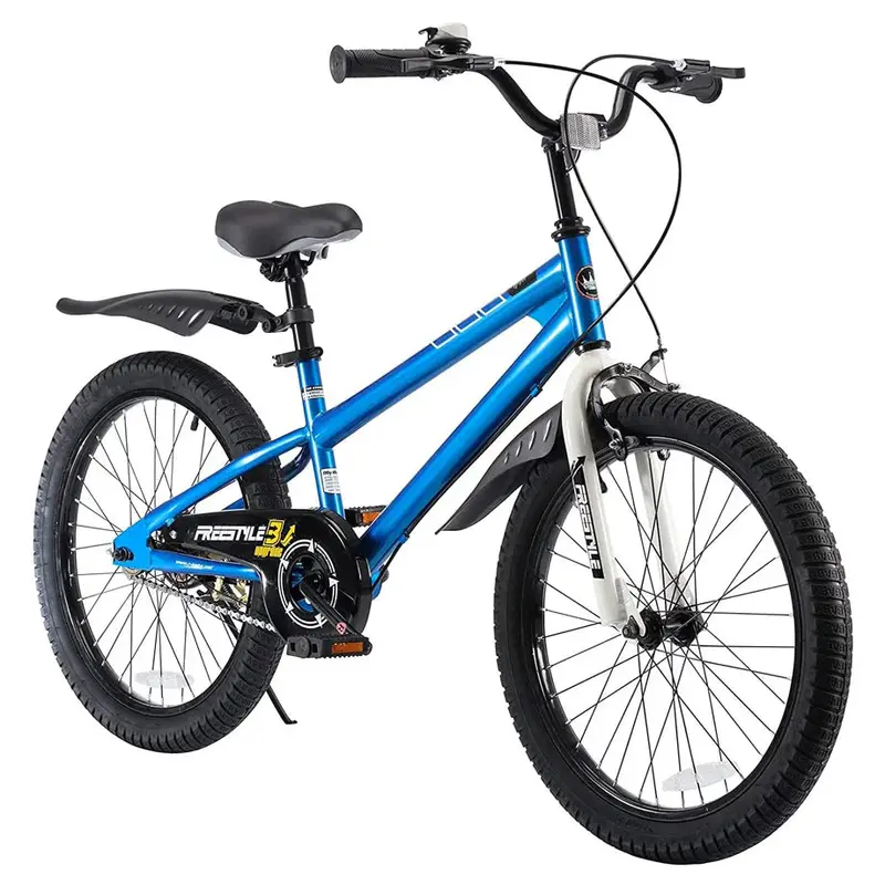 Royalbaby Freestyle Kids’ Bike – 20-Inch Wheel, Navy Blue Frame 1