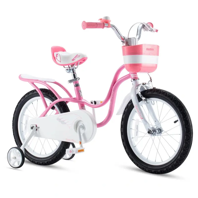 Royalbaby Little Swan 16-Inch Kids’ Bike – Pink 1