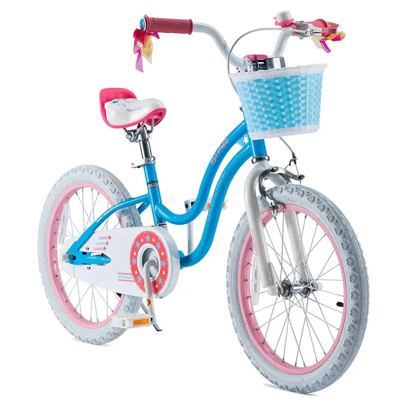 Royalbaby Star Girl 18-Inch Youth Bike – Blue 1