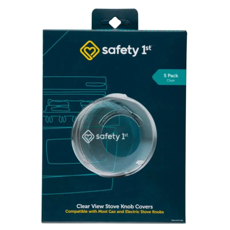 Safety 1St Clear Stove Knob Safety Covers – 5-Pack 1