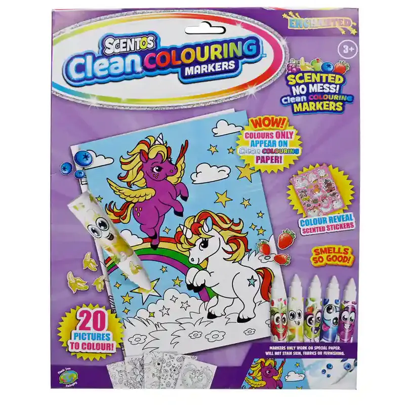 Scentos Enchanted Scented Clean Colouring Markers 1